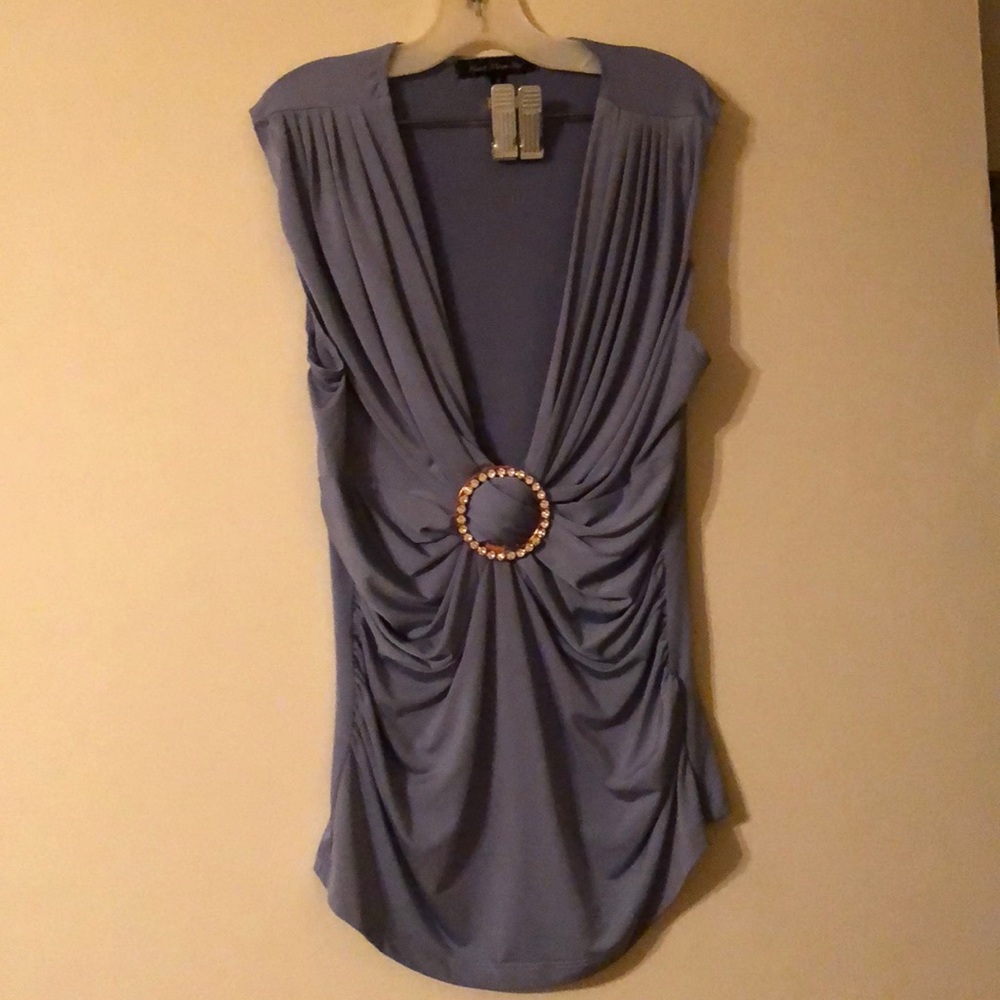 Gorgeous blue formal top
